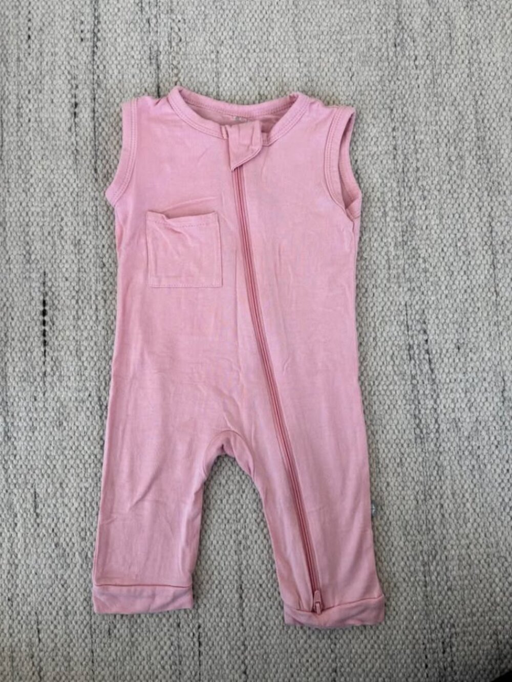 Kyte Baby 3-6m Sleeveless Zippered Romper